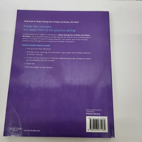 Wong's Nursing Care of Infants and Children -‎ 9th Edition Nursing School - Picture 2 of 6